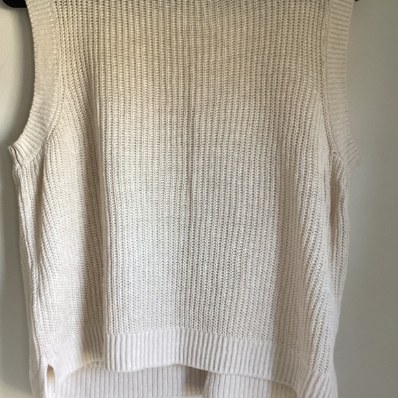 Faherty Miramar Linen Sweater Tank Womens Small Summer Sand - Picture 7 of 12